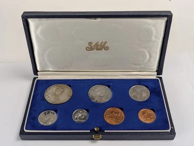 South Africa 1967 Proof Set 7 Piece Silver-Clad Set Suid Afrika - Image 1 of 4