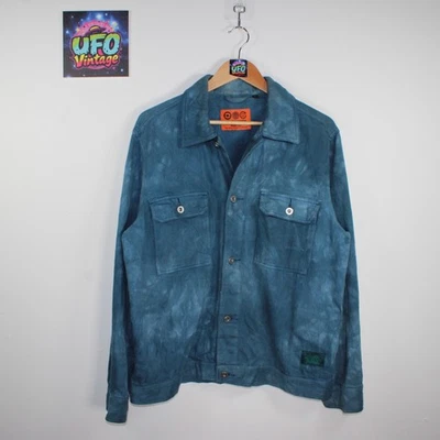 Chaqueta Deus Ex Machina Ropa de Trabajo Teñida M Records Japón Cuello Botón Foto 1 de 4