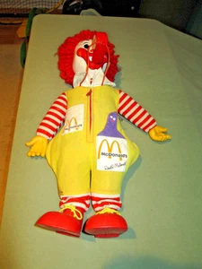Vintage 1978 Hasbro Ronald McDonald Puppe mit Pfeife / Grimasse 21 Zoll - Bild 1 von 18