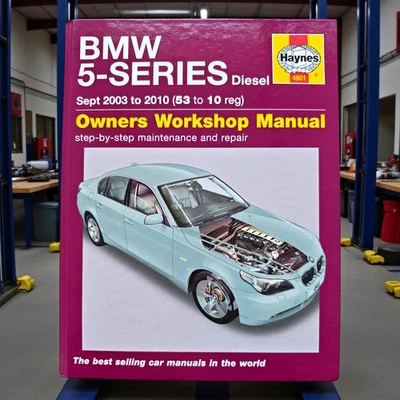 Manual de taller del propietario BMW Serie 5 2003~2010 Haynes 4901 diésel - Imagen 1 de 4