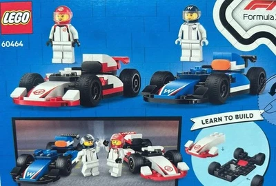 LEGO CITY NUEVO Fórmula 1 William Haas Race Cars 60464 Juego Completo Foto 1 de 2