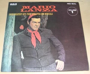 MARIO LANZA - Greatest Hits from Operettas & Musicals Vol. 1 (LP, 1970) VG+ - Picture 1 of 1