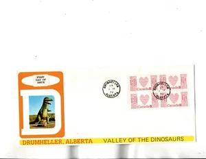 Sc#560   FDC DRUMHELLER,AB -Valley of the Dinosaurs  cachet - Picture 1 of 2