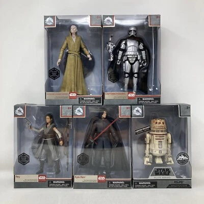Lot of 5 Sealed Star Wars Elite Series Die Cast Figures Captain Phasma Rey Kylo - Image 1 of 4