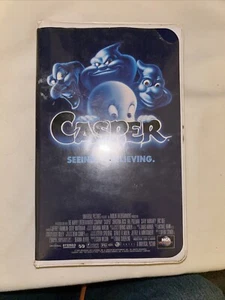 CASPER SEEING IS BELIEVING 1995 VHS MOVIE BILL PULLMAN CHRISTINA RICCI HALLOWEEN - Picture 1 of 3