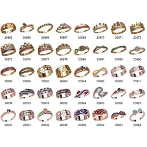 Set 40 Teile WACHSMUSTER für Wachsausschmelzguss Silber oder Gold Schmuck_W16 - Bild 1 von 4