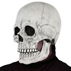 2023 Halloween Skull Mask Full Head Helmet Movable Jaw Horror Party Pro Scary