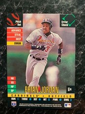 Brian Jordan 1995 DONRUSS TOP OF THE ORDER St Louis Cardinals ODD BALL