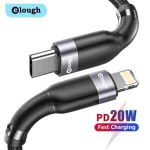 Elough 20W PD USB Type C to Lighting Cable For Iphone 13 12 11 X 8 7 6 Ipad/Mac