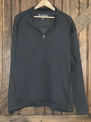 Pullover PEBBLE BEACH Para Hombres XL Golf Performance Gris Carbón 1/4 Cremallera Manga Larga Foto 1 de 4