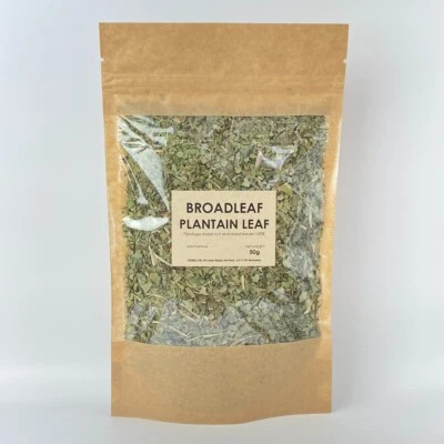 IHERBA Broadleaf Plantain Leaf | Plantago major | dried leaves herb herbal tea babka