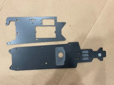 Carbon fiber Drag racing Chassis long wheelbase for Traxxas Jato  2.5 / 3.3  - Image 1 of 4