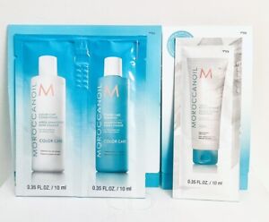 Moroccanoil Color Care Shampoo & Conditioner & Clear Mask Samples 10 mL Packets