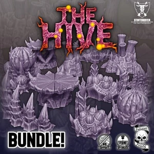 The Hive - Bundle - Tabletop Terrain Gelände Gebäude Wargaming Scenery Alien - Bild 1 von 17