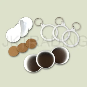 1100 of 58mm KEYCHAIN Mirror Badge Button Supplies for Button Maker Badge Maker - Picture 1 of 7