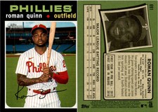 Roman Quinn 2020 Topps Heritage Baseball Card 691  Philadelphia Phillies