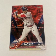 2018 Topps Update All-Star Independence Day /76 JD Martinez #US23 Boston Red Sox