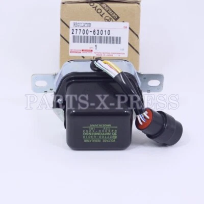 OEM GENUINE TOYOTA 4RUNNER COROLLA TERCEL VOLTAGE REGULATOR ASSEMBLY 27700-63010 Foto 1 de 4