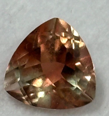 Rare Oregon Sunstone  Red Copper Color, 2.3 CT, Trillion Cut, 9 MM - Image 1 of 4