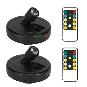 Cordless Spotlight Battery Operated LED Display Puck Lights Dimmable Accent L... - Picture 1 of 7