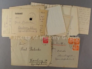 136196: 12 Feldpostbriefen/Postkarten, 10954: 5./Eisenbahn-Pionier-Regiment 68 - Bild 1 von 17