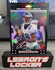 2007 Topps Chrome - Refractor #TC137 Reggie Brown Philadelphia Eagles - Picture 1 of 2