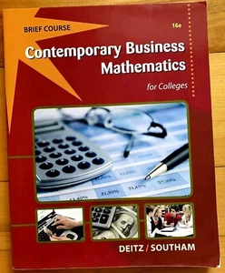 Contemporary Business Mathematics for Colleges, Brief (with Printed Access Card) - Foto 1 di 7