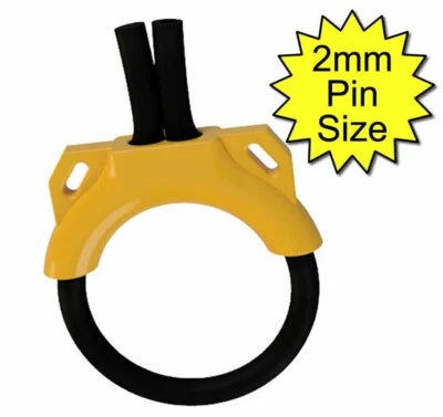 JOANNE'S REVIEWS Estim Conductive 6mm Rubber Loop & Tie Down Insulator 2mm Plug
