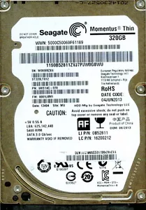 ST320LT012, 9WS14C-070, 0001LVM1, WU, SEAGATE SATA 320GB W0V - Picture 1 of 2