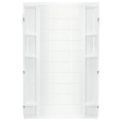 Conjunto de pared trasera de azulejos blancos Sterling 72102800-0 36" - NUEVO Foto 1 de 2