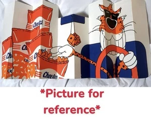 NEW Vintage 1980s Retro Cheetos Chester Cheetah Auto Sun Shade Cardboard Car NOS - Picture 1 of 5