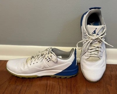 Zapatos de golf Nike Jordon para hombre talla 10,5 ADG 3 azul sin clavos/blanco CW7242-101 Foto 1 de 4