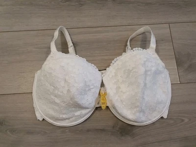 Sujetador de cuna blanco vintage La Senza talla 38FF NUEVO CON ETIQUETAS Foto 1 de 4
