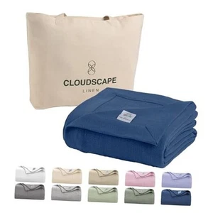 Herringbone Cotton Twin Blanket for Couch, Bed,Sofa, Home Decor, Soft, - Picture 1 of 8