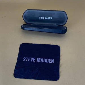 Steve Madden custodia rigida per occhiali da sole nera a conchiglia con panno in microfibra - Foto 1 di 8