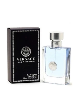 Versace Pour Homme 1.7oz Edt Spray Para Hombres Nuevo En Caja  Foto 1 de 3