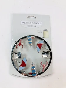 Yankee Candle Illuma-Lid Jar Topper J/T SEGELBOOTE AN DER KÜSTE Leuchtturm Maritim - Bild 1 von 6