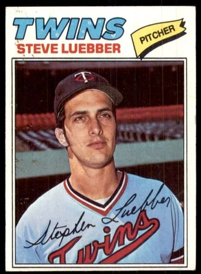 1977 Topps Steve Luebber Minnesota Twins #457 - Image 1 of 2