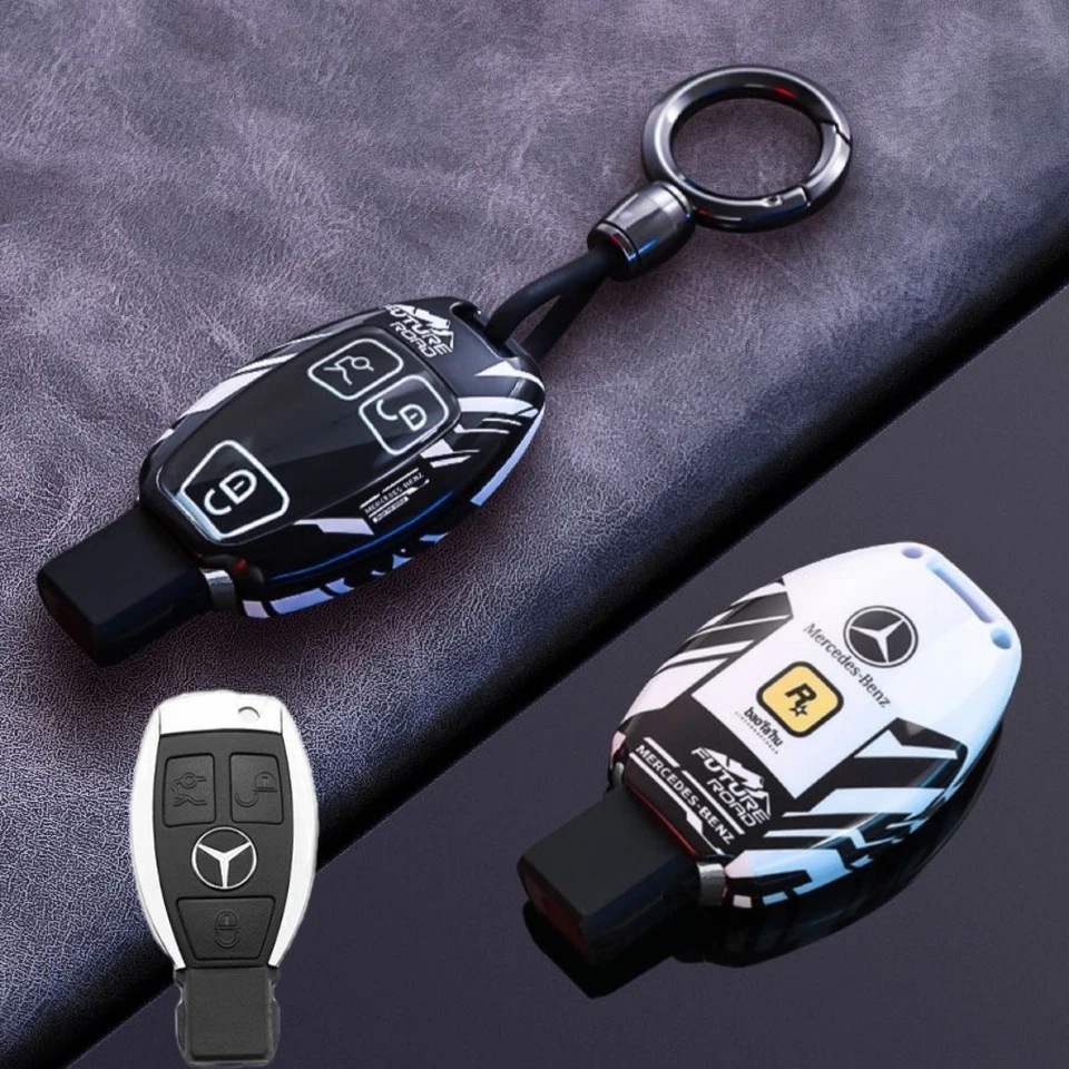 Funda Carcasa Llavero para Mercedes-Benz A B C E GLB CLE GLC CLS C E S Vito Foto 1 de 2