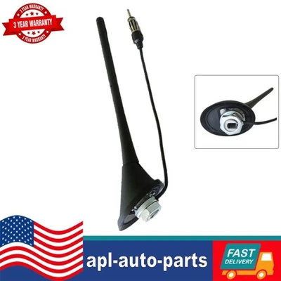 Universal black car antenna For Chevrolet Ford F-150 Honda Accord Dodge Ram 1500 - Imagem 1 de 4
