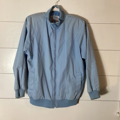 Vintage Current Seen Jacket Mens Small Full Zip Bomber Windbreaker 80s Retro - Image 1 of 4