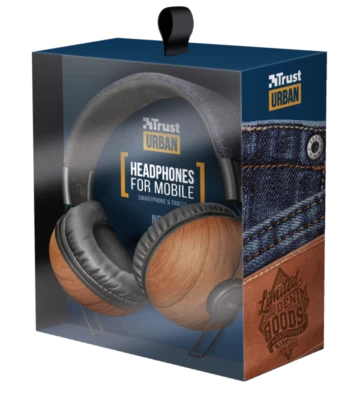 Cuffie con MICROFONO per telefono tablet SMARTPHONE TRUST di tendenza 3,5 mm