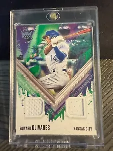 2021 Diamond Kings #DKM-EO Edward Olivares Dual Patch Kansas City Royals - Picture 1 of 2