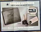 Brand New Dallas Cowboys Wallet, Money Clip & Keychain Set
