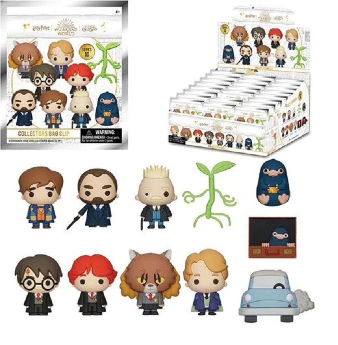 HARRY POTTER SERIE 10 FIGURA BOLSA CLIP CAJA DE EXHIBICIÓN DE 24 PAQUETES NUEVO TY3018D Foto 1 de 1