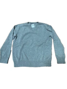 Kids 100% Organic Cotton Uniform Sweater Gray Heather S (6-7) - Picture 1 of 1