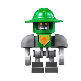 Lego Aaron Bot 70355 Dark Bluish Gray Shoulders Nexo Knights Minifigure