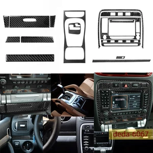 20Pcs Carbon Fiber Interior Set Decorative Trim Kit For Porsche Cayenne 2003-10 - Picture 1 of 10