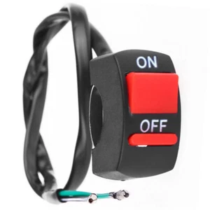 Universal Handlebar Motorcycle Switch ON-OFF Button LED Angel Eye Light Switc Yf - Picture 1 of 9