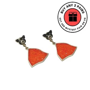 Women Gold Geometric Earrings Drop Stud Triangle Design Fashion Jewelry - Picture 1 of 2